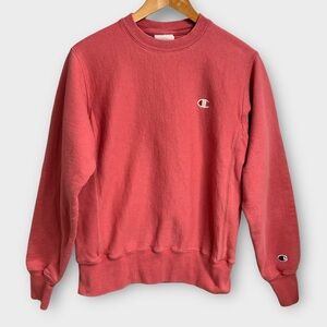 Champion Reverse Weave Crewneck Sweatshirt Women’s Small Watermelon Pink